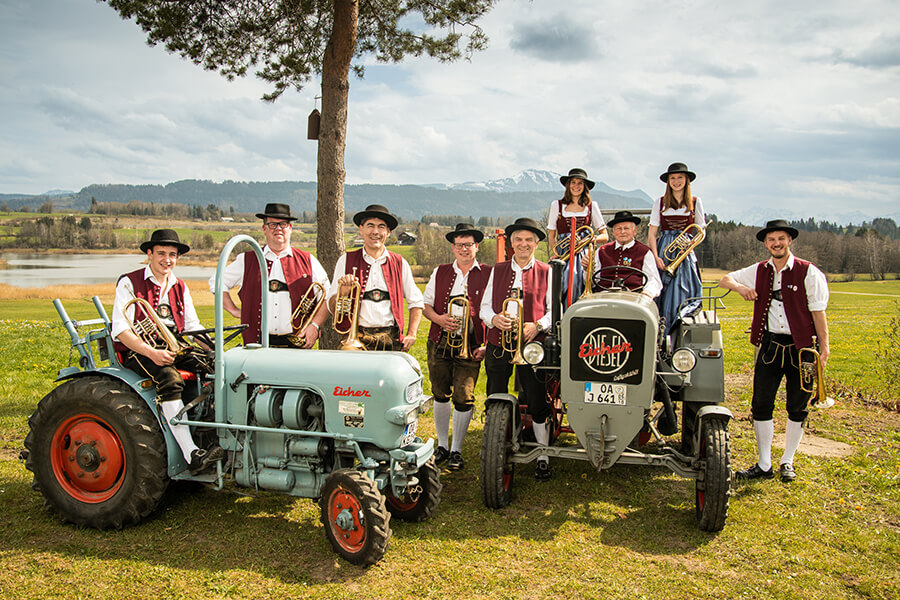Flügelhornregister der Musikkapelle Memhölz