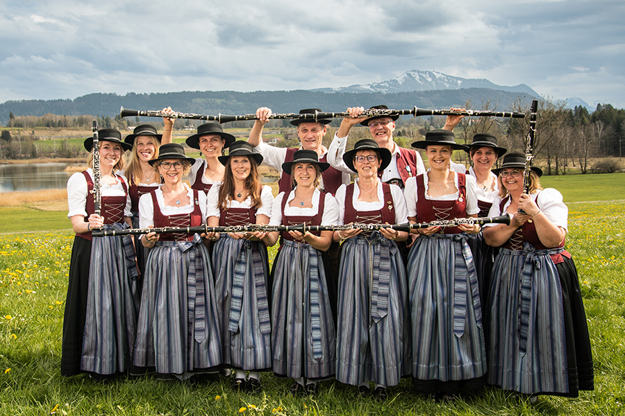 Klarinetten der Musikkapelle Memhölz