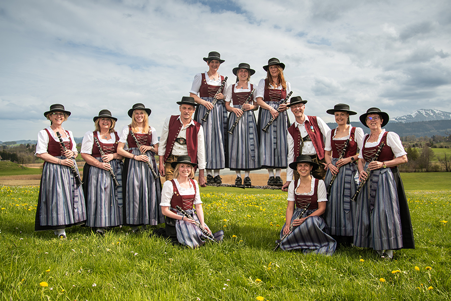 Klarinetten der Musikkapelle Memhölz