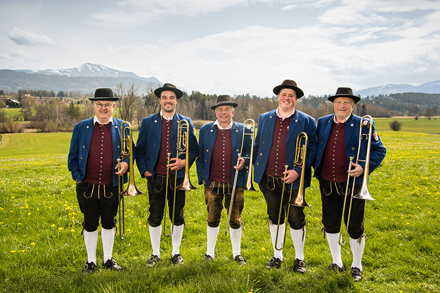 Posaunenregister der Musikkapelle Memhölz