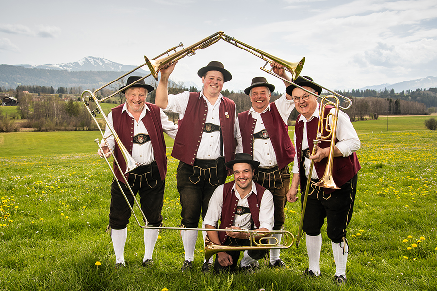 Posaunenregister der Musikkapelle Memhölz