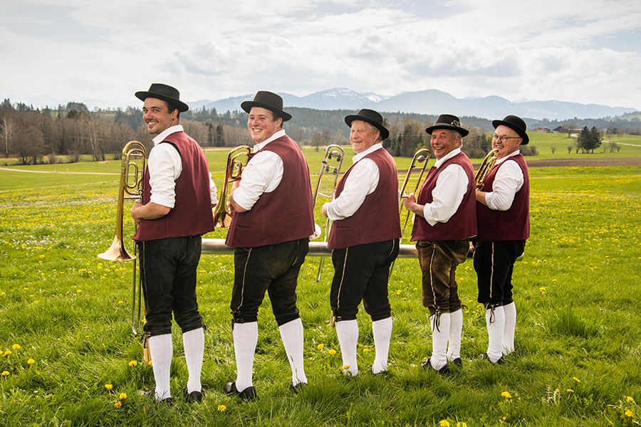 Posaunenregister der Musikkapelle Memhölz