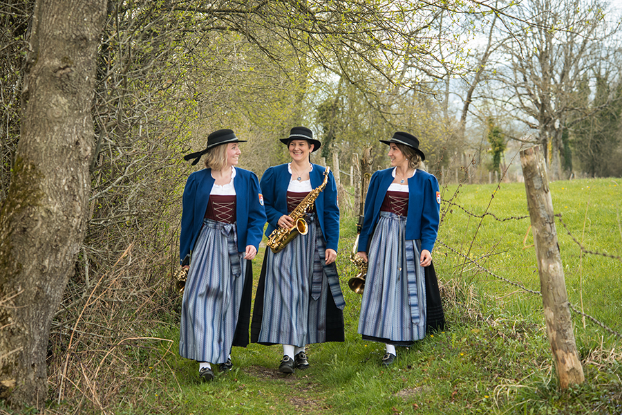 Saxophonregister der Musikkapelle Memhölz