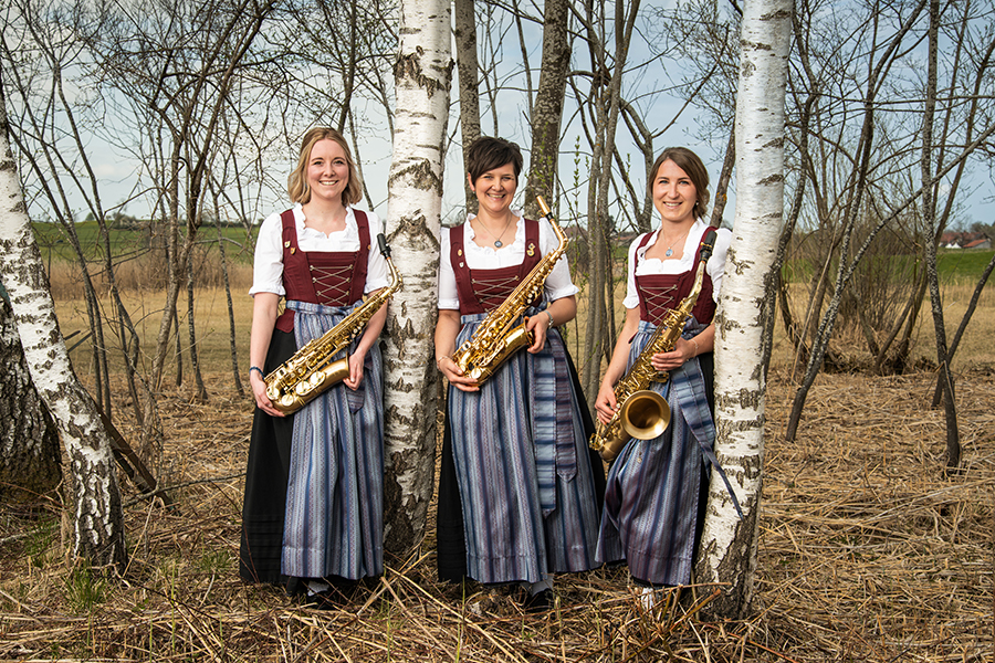 Saxophonregister der Musikkapelle Memhölz